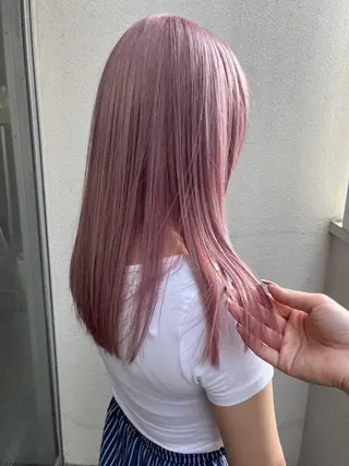 ロング カラー ﾊｲﾄｰﾝ/ｼｮｰﾄ 村上淳乃🐥のヘアスタイル