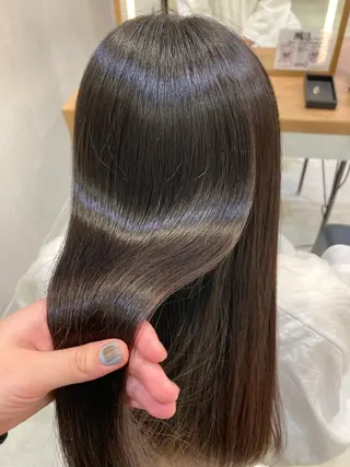 ロング nono/パーマ /顔まわりカット🐈のヘアスタイル