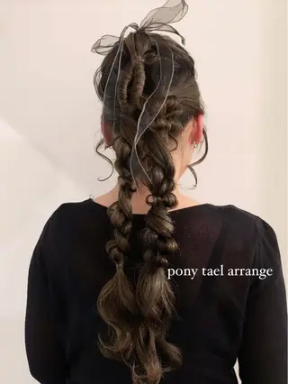 ヘアアレンジ 落合希 Olivebeigeのヘアスタイル