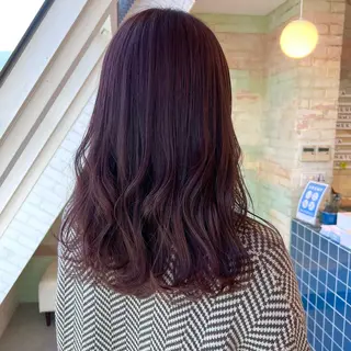 ロング カラー YUNA ユウナのヘアスタイル