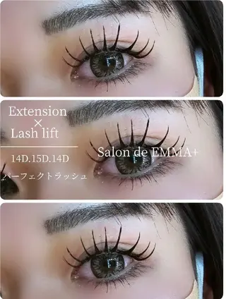 マツエク・マツパ EMMA plus．のマツエク・マツパデザイン