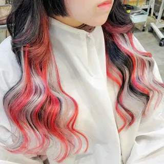 ロング 🥀暖色/エクステ/ ヘアメ/横浜/かなこのヘアスタイル