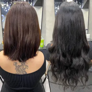 ロング カラー LAVENDIA Azabu所属・LAVENDIA 初音のヘアスタイル