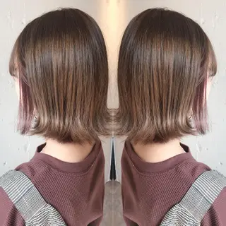 ミディアム あらき ちさとのヘアスタイル