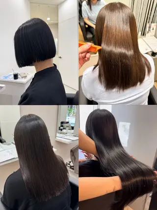 ロング 加藤 優眞のヘアスタイル