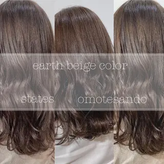 セミロング カラー 新宿/韓国風レイヤー 髪質改善/渋谷直樹のヘアスタイル