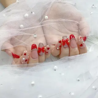 ネイル パーツ全部¥110 サロンミミのネイルデザイン