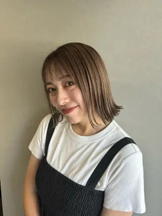 ショート カラー hair salon Glanz所属・川筋 桃果のヘアスタイル