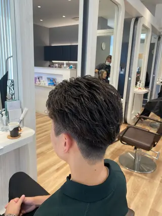 ショート パーマ 韓国ヘア🇰🇷 藤江 広人のヘアスタイル