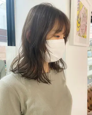 セミロング ୨୧柔らかいカラー nozomi ୨୧のヘアスタイル