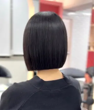 ショート 莉乃/縮毛矯正/髪質 改善/艶カラーのヘアスタイル