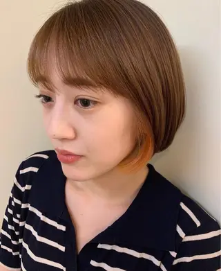 ショート カラー hair design apica所属・apica/ 菊地さら紗のヘアスタイル