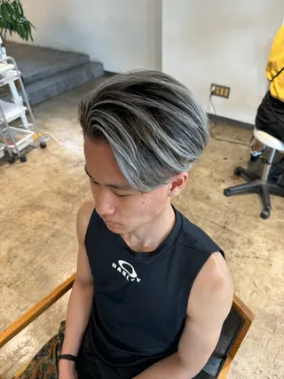 ミディアム メンズケアブリーチ 特化🔥村田のヘアスタイル