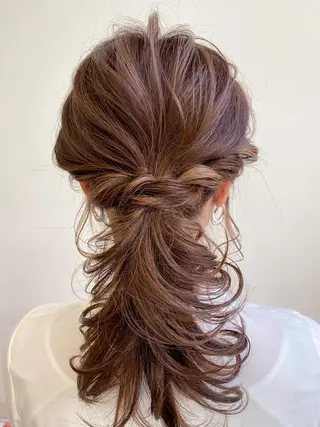 ヘアアレンジ saki🌼ボブ× 透明感カラー🌼のヘアスタイル