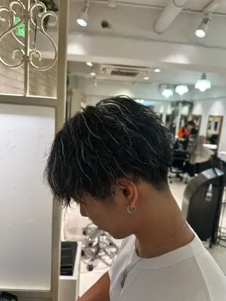 メンズ SALOWIN渋谷caldo店B1所属・岐津公太 メンズ縮毛矯正のプロのヘアスタイル