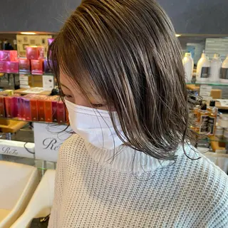 ミディアム ému エミュ　hair &spa所属・近藤 みゅうまのヘアスタイル