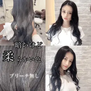 ロング カラー パーマ ヘアアレンジ キッズ 韓国/色気/レイヤー /AVANCE天王寺のヘアスタイル