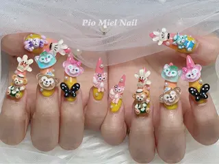 ネイル HANA 長さだしのネイルデザイン