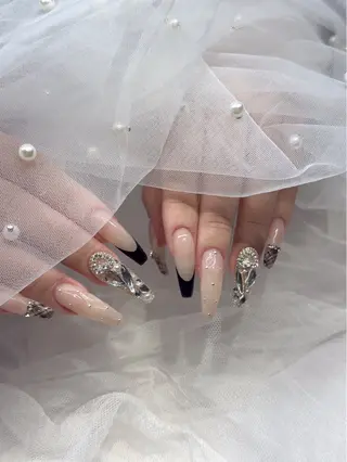 ネイル Ris🎀吹田ネイル ワンホン/ちゅるんのネイルデザイン