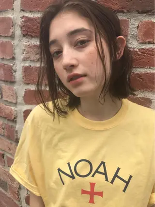 ミディアム HOODS hair salon所属・透明感カラー🌿ボブ ✨飛田　ケイのヘアスタイル