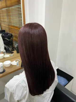 ロング カラー ✨🎨ブリーチなし 透明感カラー✨美友のヘアスタイル