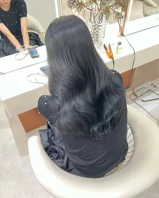 ロング カラー 韓国レイヤー🇰🇷 韓国研修◎渋谷カイトのヘアスタイル