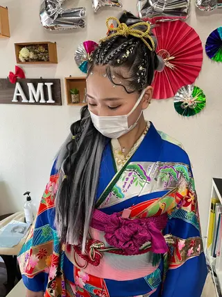 ロング あびこ amiのヘアスタイル