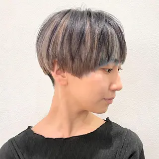 ショート カラー GO TODAY シェアサロン 原宿Verno店所属・髪質改善/ブリーチ/ ボブ特化/よしきのヘアスタイル