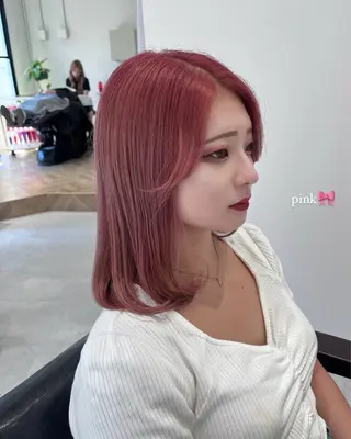 ミディアム カラー loulou所属・透明感カラー 💎飯塚ゆうきのヘアスタイル