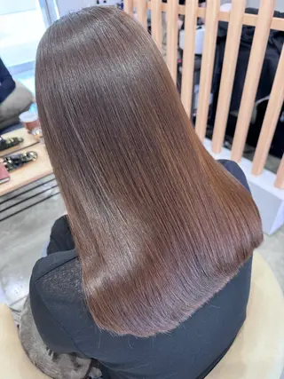 ロング カラー 吉原 愛のヘアスタイル