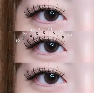 マツエク・マツパ 博多/束感まつ毛 🎀ナオ🎀のマツエク・マツパデザイン