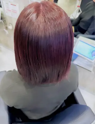 ミディアム カラー モテ髪提案🫧 /HaRu🏳️‍⚧のヘアスタイル