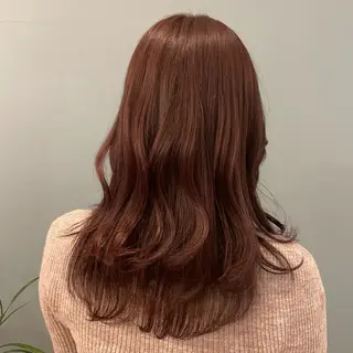 セミロング カラー 💎久米川 東村山 BASSAサトウ💎のヘアスタイル