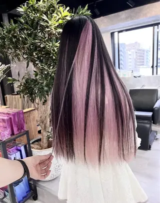 ロング カラー ♡ハッシュカット/ レイヤー/yucoのヘアスタイル