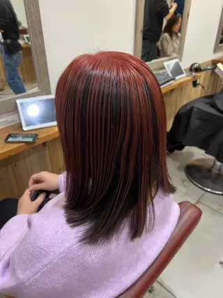 カラー 🌈ダブルカラー🌈 💚みやのしんじ💚のヘアスタイル