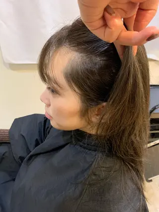 ミディアム 韓国🇰🇷髪質改善 Chisaki치사키のヘアスタイル