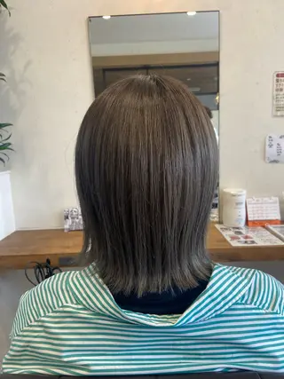 ミディアム カラー 美容しょうへいの店  西長岡所属・斎藤 舞香のヘアスタイル