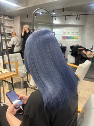 カラー ギャル/ハイトーン 特化/ルイヤのヘアスタイル