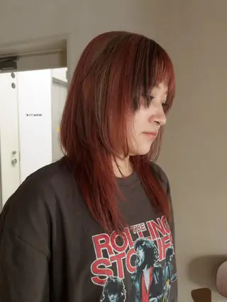 カラー hishida akiho  🩰のヘアスタイル