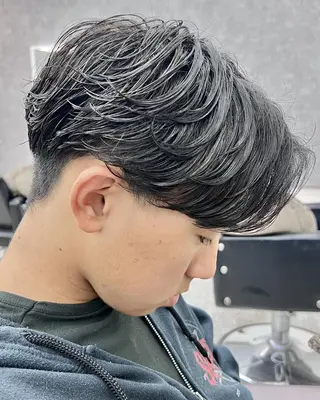 パーマ メンズ GLOP HOMME 店長　アオトのヘアスタイル