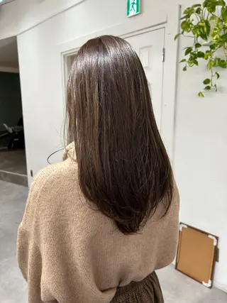 ロング カラー レイヤーボブ/ 艶カラー/サナ🌼のヘアスタイル