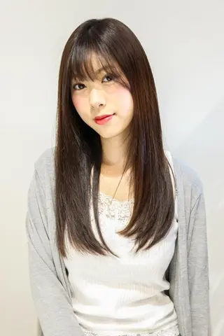 ロング ブリーチ/ヘアケア/ 艶髪/イギチハルのヘアスタイル