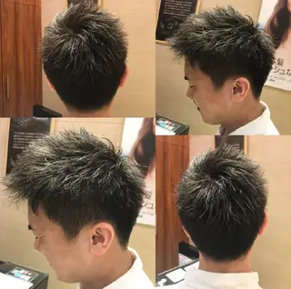 ショート メンズ 矢沢 真のヘアスタイル