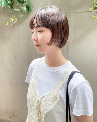 ショート ボブ/ショート 吉田竣のヘアスタイル