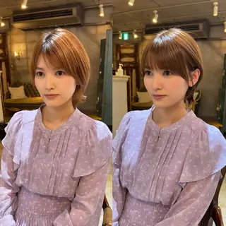 ショート 飯母 亜央衣のヘアスタイル