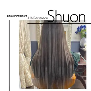 ロング カラー パーマ ヘアアレンジ Shuonby LuLu立川店所属・まつ毛パーマ専門 Shuon立川店のマツエク・マツパデザイン
