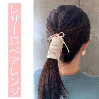 ヘアアレンジ 髪質改善/縮毛矯正 ツヤ髪🩷さつきのヘアスタイル