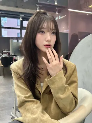 セミロング 🩵縮毛矯正 /🫧harukaのヘアスタイル