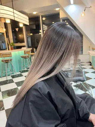 ロング 艶髪レイヤー/ ハイトーンKeitaのヘアスタイル