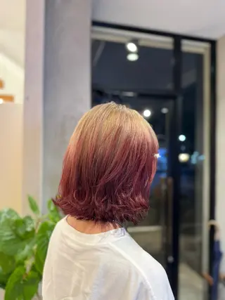 ミディアム 田邉 龍星のヘアスタイル